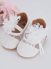Charger et lire la vidéo dans la visionneuse de la Galerie, Chaussure Cérémonie Dentelle et Fleur Tulle - 0 au 18 mois
