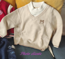 Charger l&#39;image dans la galerie, Pull en Mailles Beige - 2 ans au 9 ans - Marque D.B
