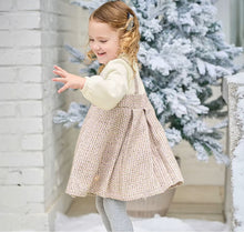 Charger l'image dans la galerie, Robe en Tweed Lilas avec Doublure polaire - 6 mois au 9 ans - Marque D.B.
