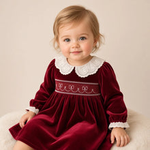 Charger l'image dans la galerie, Robe Velours Bordeaux - 2 ans au 6 ans
