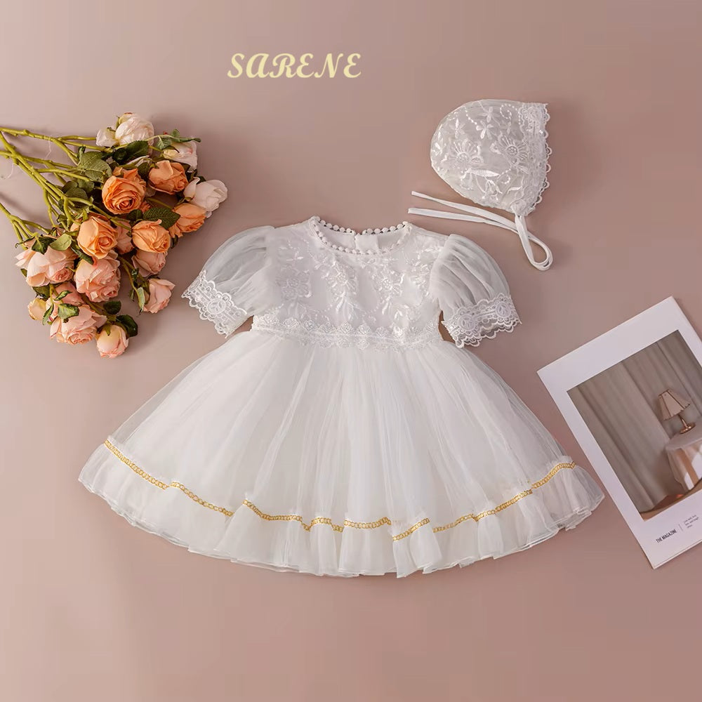 Robe de Baptême SARENE - 3 mois au 24 mois - Collection 2026
