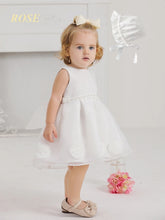 Charger l'image dans la galerie, Robe Baptême Longueur Genoux ROSE et son Béguin - 3 mois au 24 mois
