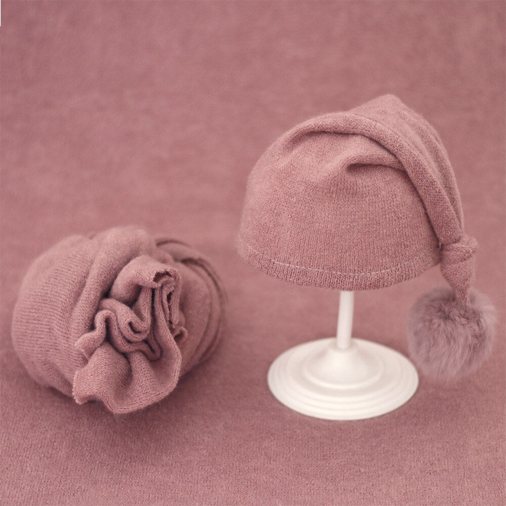 Bonnet et étole - Accessoires Photo pour Bébé - Les trésors d'Ashley