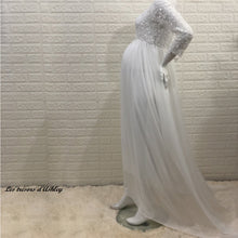 Charger l&#39;image dans la galerie, La Robe de Maternité Mariée Fleur de Dentelle

